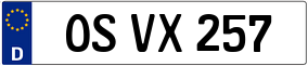 Truck License Plate
